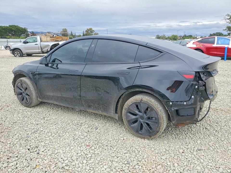 2025 Tesla Model y VIN 7SAYGDED3SF306070 COPART salvage auction — REAR END, CA - SALVAGE CERTIFICATE, sold $8,000 on 2026-07-28 (photo 2)