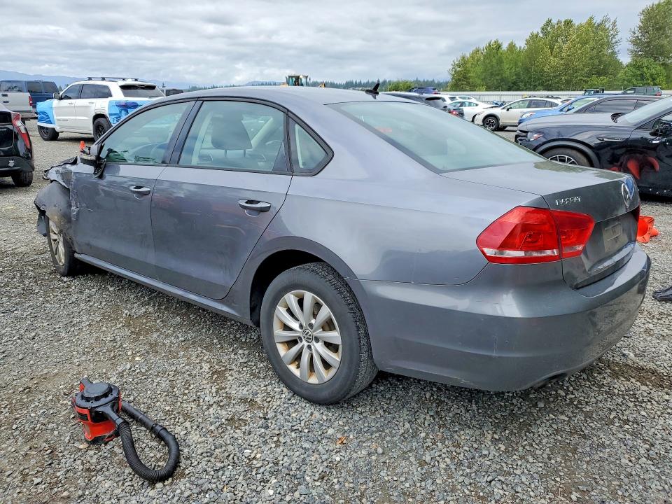 2012 Volkswagen Passat VIN 1VWAP7A31CC019982 COPART salvage auction — FRONT END, Wa - Bill Of Sale, sold $275 on 2026-08-17 (photo 2)