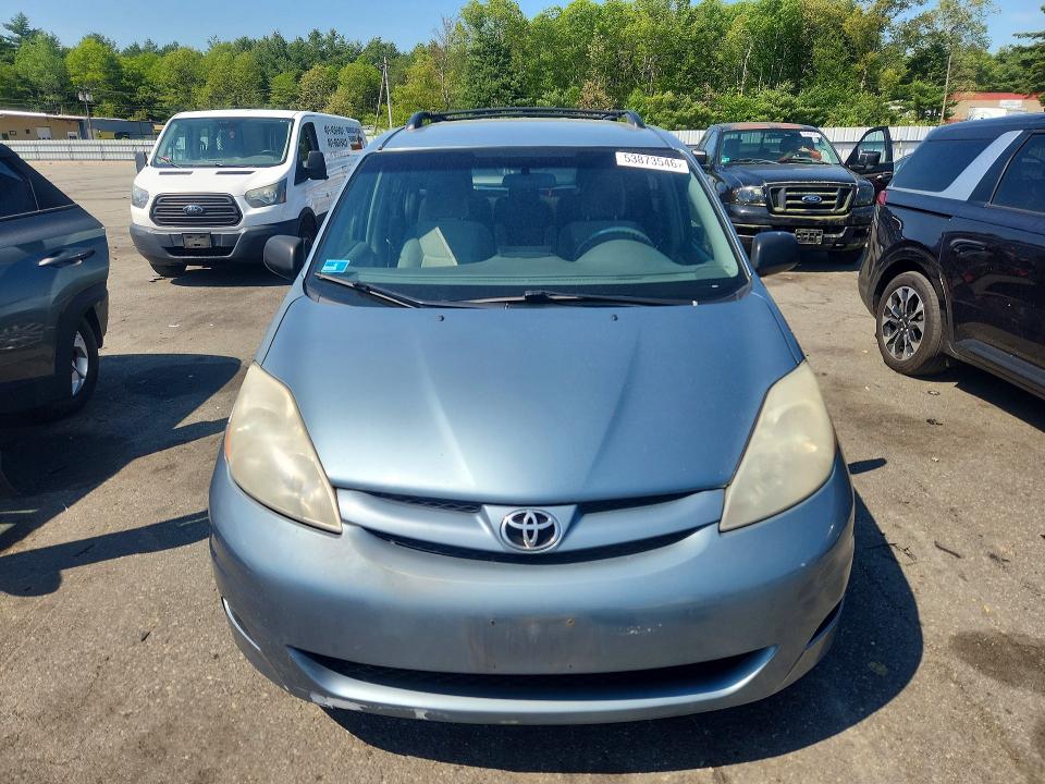 2009 Toyota Sienna VIN 5TDZK23C19S245550 COPART salvage auction — REAR END, Id - Salvage Certificate Of Title, sold $1,800 on 2026-07-14 (photo 5)