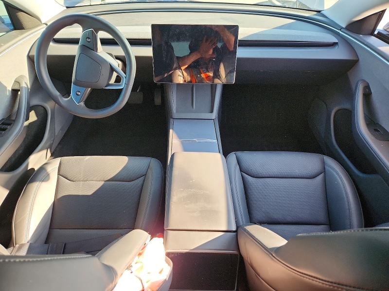 2024 Tesla Model 3 VIN 5YJ3E1EA0RF872134 COPART salvage auction — SIDE, Tx - Certificate Of Title, sold $5,200 on 2026-07-30 (photo 8)