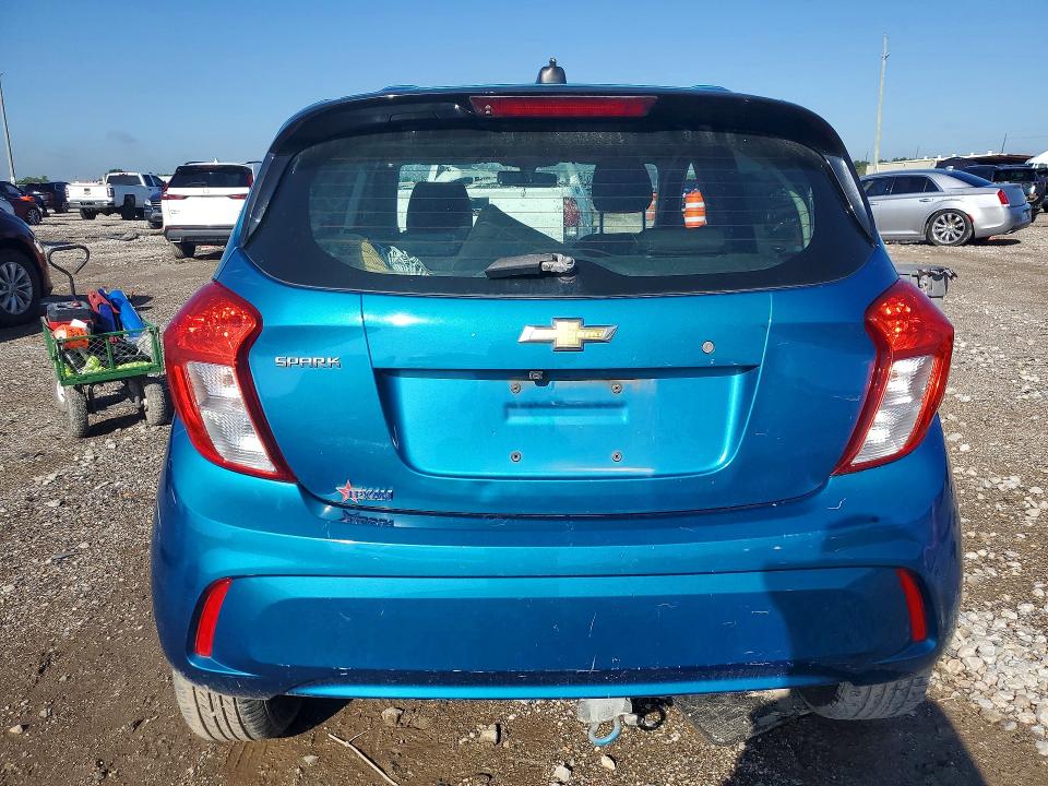 2019 Chevrolet Spark VIN KL8CB6SA9KC736347 COPART salvage auction — ALL OVER, Tx - Salvage Vehicle Title, sold $150 on 2026-07-30 (photo 6)