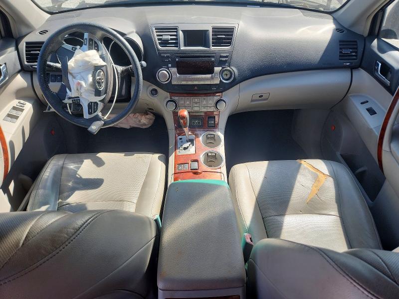 2012 Toyota Highlander VIN 5TDDK3EH9CS109070 COPART salvage auction — FRONT END, Nc - Salvage Certificate Of Title, sold $700 on 2026-07-29 (photo 8)