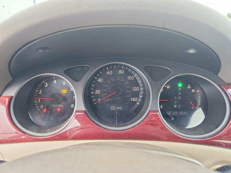 2004 Lexus Es 330 VIN JTHBA30G640003137 COPART salvage auction — FRONT END, OH - CERT OF TITLE-SALVAGE, sold $600 on 2026-07-09 (photo 9)