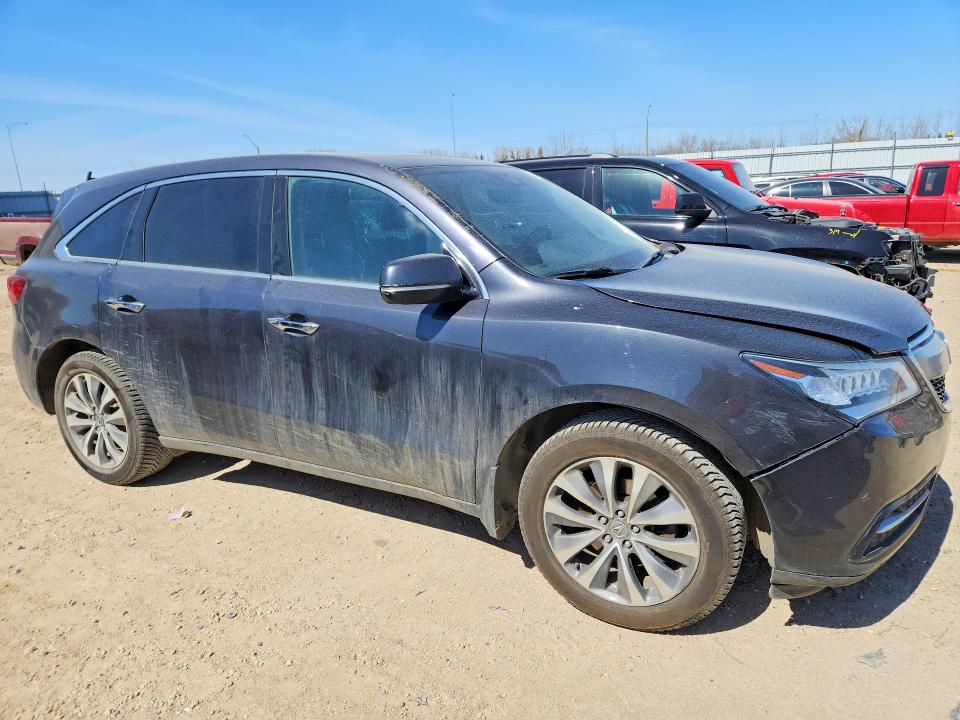 2016 Acura Mdx VIN 5FRYD4H60GB507580 COPART salvage auction — FRONT END, Ab - Bos - Salvage, sold $2,100 on 2026-07-09 (photo 4)