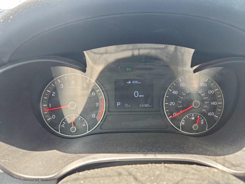 2020 Kia VIN 5XXGT4L31LG420193 COPART salvage auction — HAIL, Tx - Cert Of Title-Rebuilt Salvage, sold $2,200 on 2026-07-17 (photo 9)