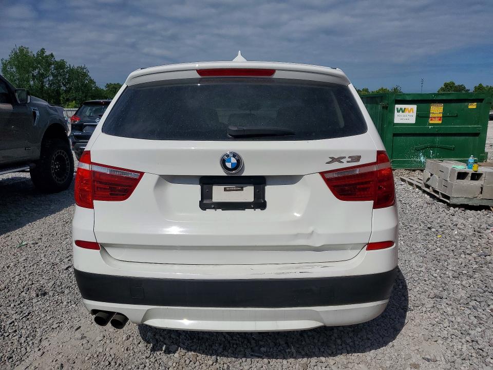 2012 BMW X3 VIN 5UXWX5C53CL724261 COPART salvage auction — MINOR DENT/SCRATCHES, Al - Certificate Of Title, sold $1,550 on 2026-07-21 (photo 6)
