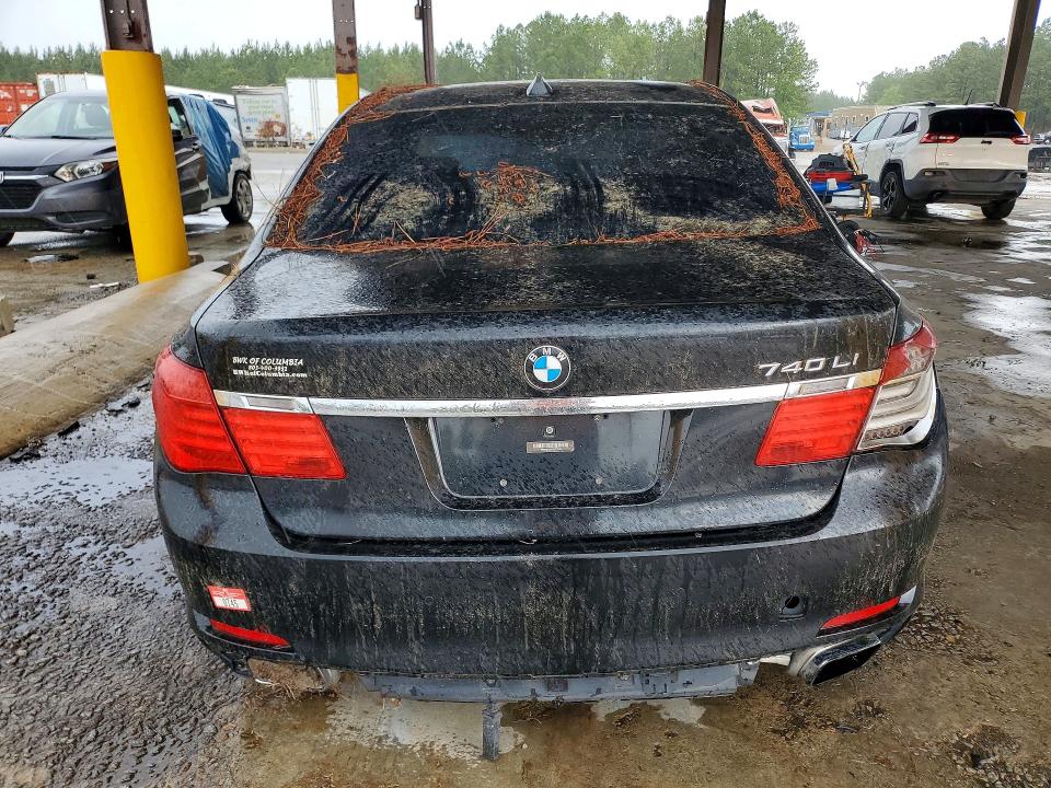 2012 BMW 7er VIN WBAKB4C5XCC577037 COPART salvage auction — FRONT END, Sc - Certificate Of Title, sold $475 on 2026-07-06 (photo 6)