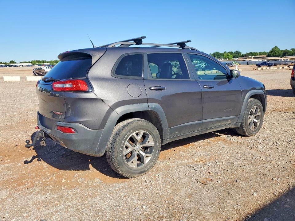 2014 Jeep Cherokee VIN 1C4PJMBS9EW139047 COPART salvage auction — FRONT END, Ok - Cert Of Title-Salvage, sold $1,950 on 2026-07-09 (photo 3)