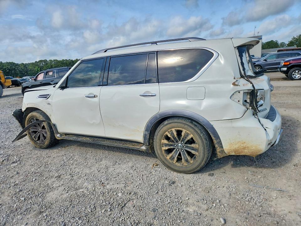 2017 Nissan Armada VIN JN8AY2NF2H9301080 COPART salvage auction — FRONT END, Ms - Cert Of Title-Salvaged, sold $2,400 on 2026-07-31 (photo 2)