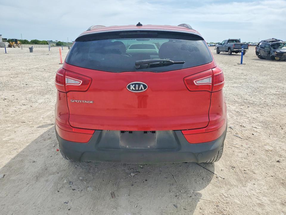 2011 Kia Sportage VIN KNDPBCA23B7025267 COPART salvage auction — FRONT END, TX - SALVAGE VEHICLE TITLE (P), sold $1,950 on 2026-07-09 (photo 6)