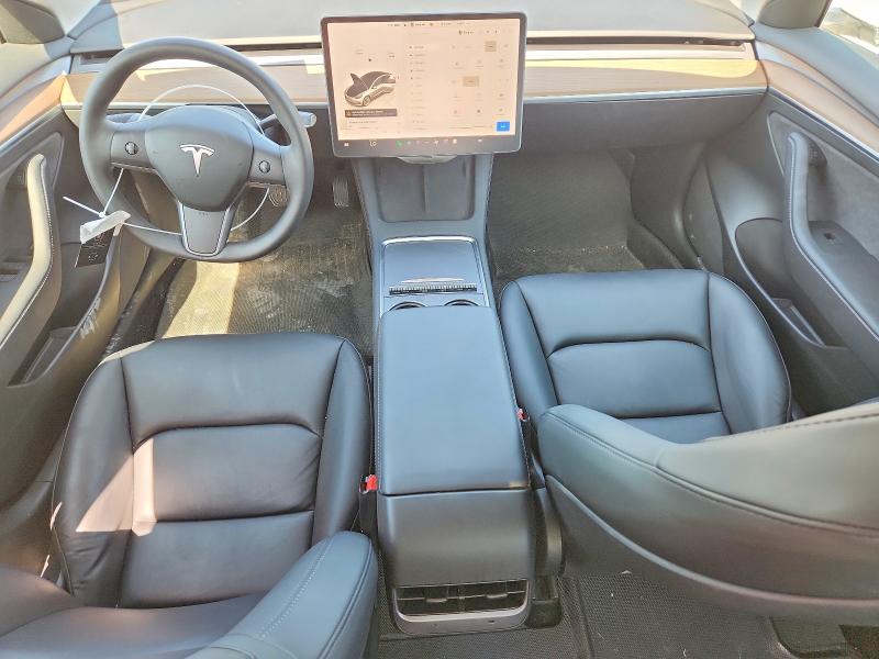 2023 Tesla Model 3 VIN 5YJ3E1EA1PF573202 COPART salvage auction — FRONT END, Tx - Salvage Vehicle Title, sold $9,700 on 2026-07-31 (photo 8)