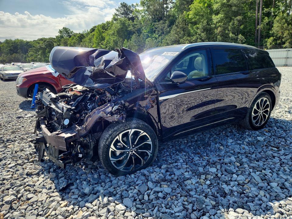 2025 Lincoln Nautilus VIN 5LMPJ8K46SJ950069 COPART salvage auction — FRONT END, GA - CERT OF TITLE-SALVAGE, sold $9,600 on 2026-07-30 (photo 1)