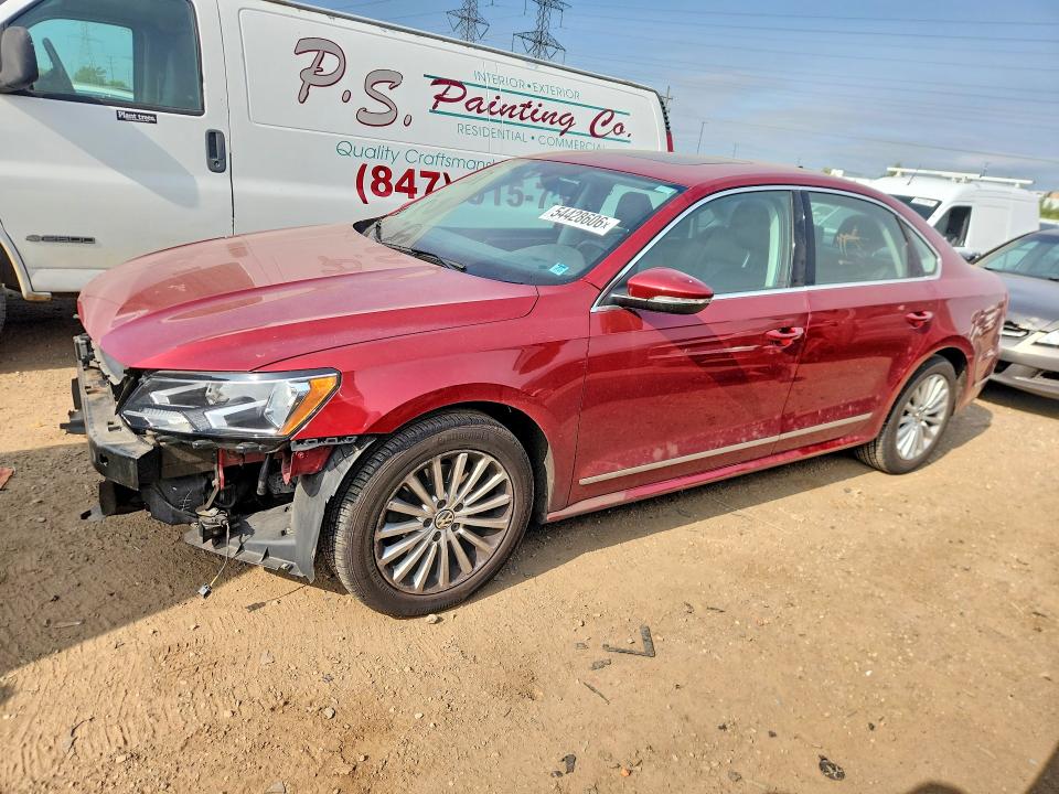 2016 Volkswagen VIN 1VWBS7A37GC059816 COPART salvage auction — FRONT END, Il - Salvage Certificate, sold $1,900 on 2026-07-18 (photo 1)