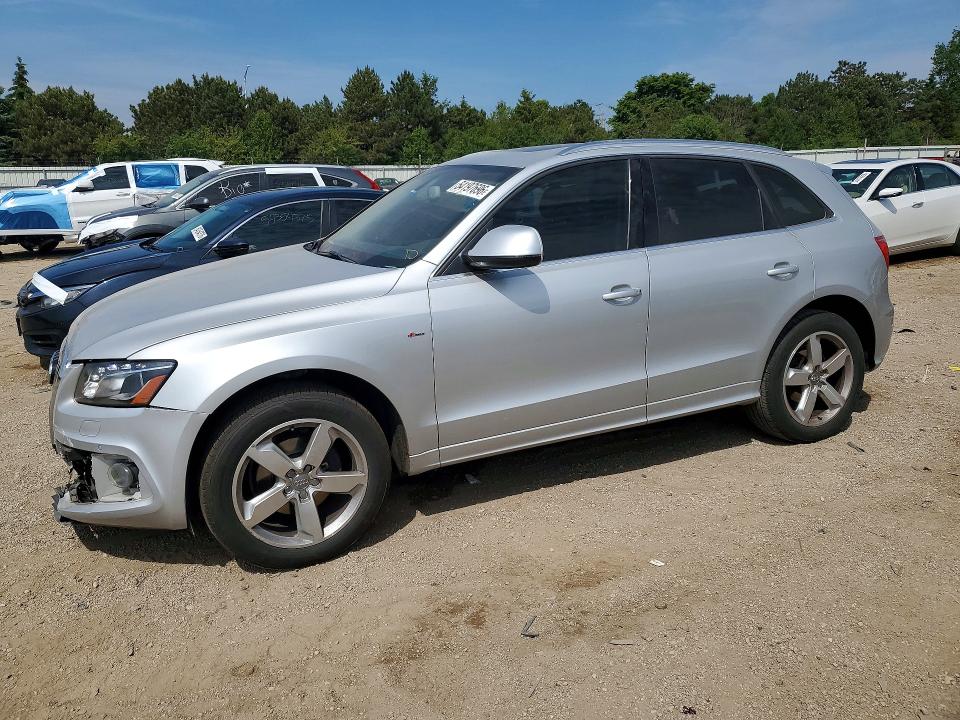 2012 Audi Q5 VIN WA1DKAFP4CA086315 COPART salvage auction — FRONT END, Il - Salvage Certificate, sold $1,300 on 2026-07-07 (photo 1)