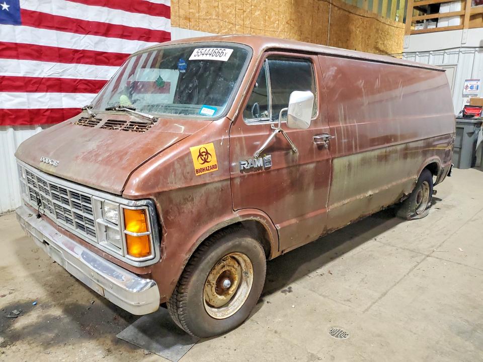 1983 Dodge Ram 1500 VIN 2B7HB23H7DK311231 COPART salvage auction — BIOHAZARD/CHEMICAL, Ak - Certificate Of Vehicle Title, sold $20 on 2026-07-28 (photo 1)