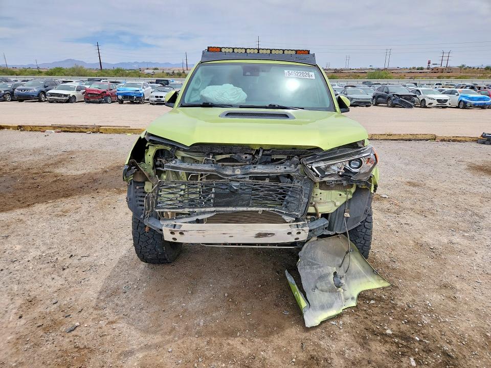 2022 Toyota 4runner VIN JTELU5JRXN6002785 COPART salvage auction — FRONT END, Az - Cert Of Title - Salvage, sold $18,300 on 2026-07-10 (photo 5)