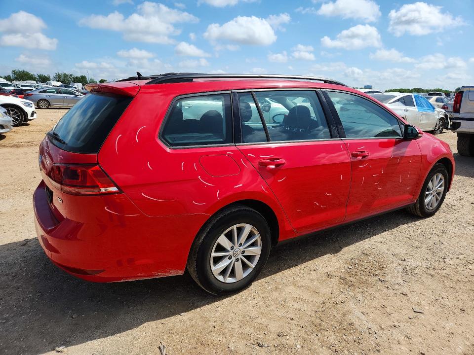 2017 Volkswagen VIN 3VWC17AU6HM500951 COPART salvage auction — SIDE, Tx - Salvage Vehicle Title, sold $3,200 on 2026-07-02 (photo 3)