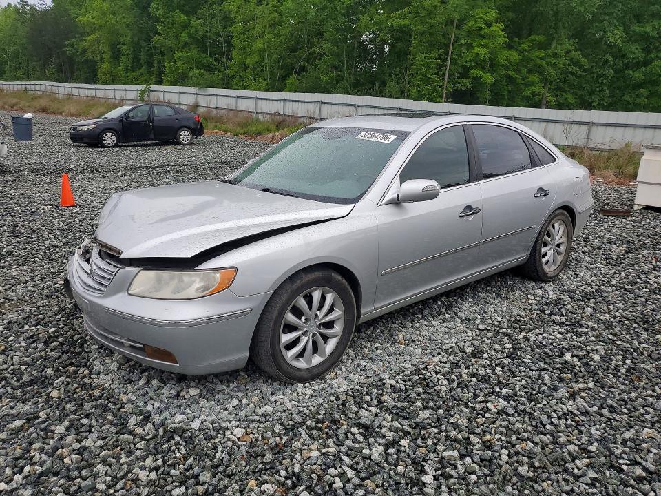 2008 Hyundai Azera VIN KMHFC46F08A288849 COPART salvage auction — FRONT END, Nc - Salvage Certificate Of Title, sold $325 on 2026-07-22 (photo 1)