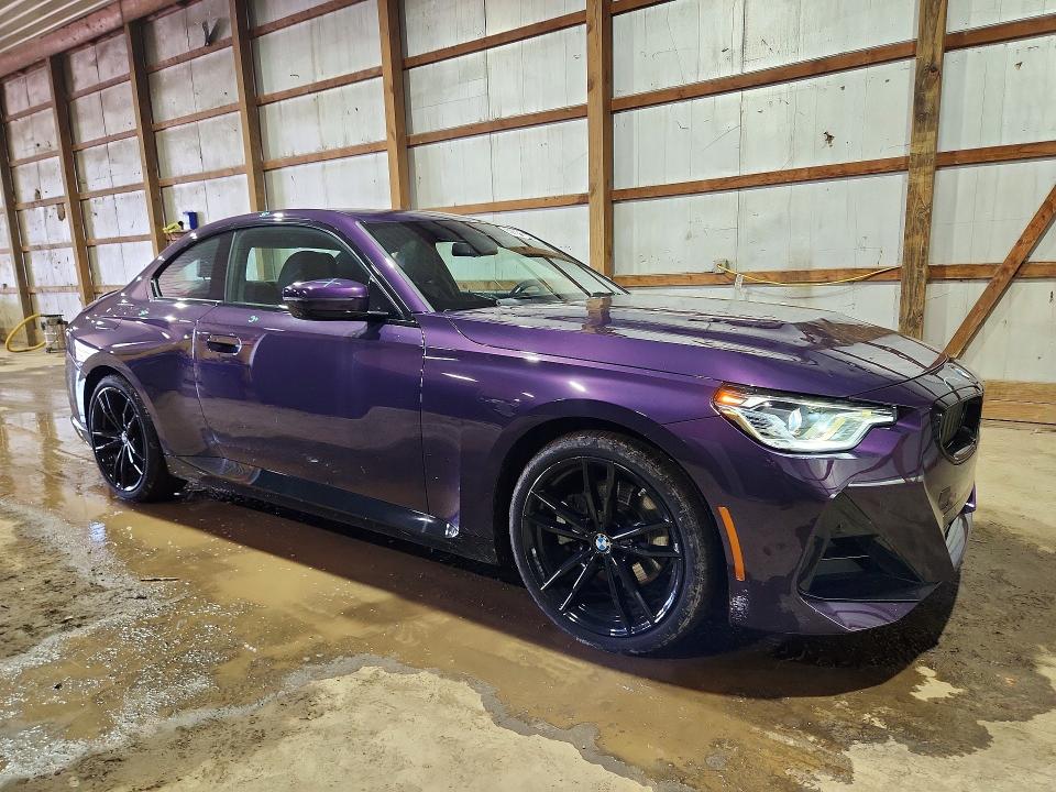2024 BMW 2er VIN 3MW33CM08R8E12103 COPART salvage auction — HAIL, Oh - Cert Of Title-Salvage, sold $19,100 on 2026-07-09 (photo 4)