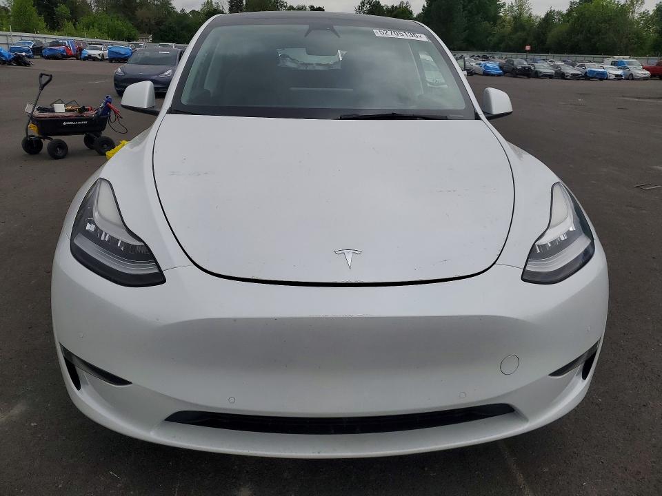 2021 Tesla VIN 5YJYGAEE0MF232081 COPART salvage auction — REAR END, Or - Salvage Title Certificate, sold $125 on 2026-07-27 (photo 5)
