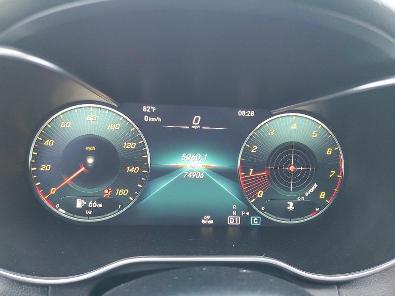 2021 Mercedes-benz C-klasse VIN W1KWF8DBXMR653526 COPART salvage auction — REAR END, Fl - Certificate Of Destruction, sold $8,800 on 2026-07-17 (photo 9)