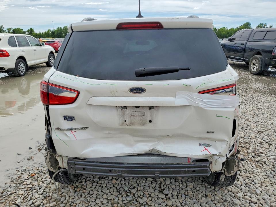 2019 Ford Ecosport VIN MAJ3S2GE2KC279110 COPART salvage auction — REAR END, Tx - Salvage Vehicle Title, sold $1,350 on 2026-07-31 (photo 6)