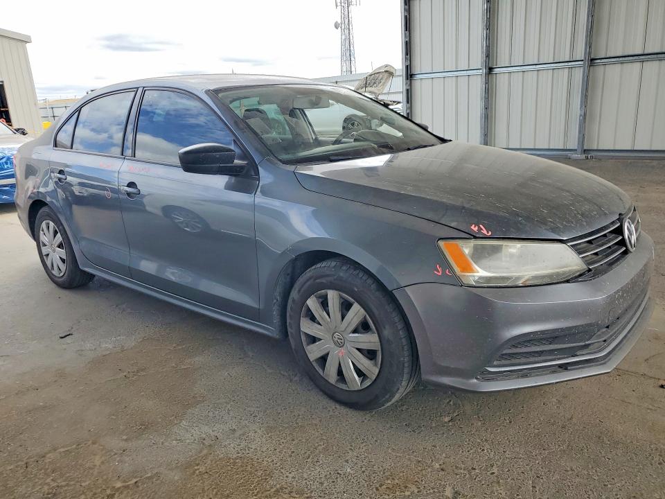 2015 Volkswagen Jetta VIN 3VW1K7AJ1FM254480 COPART salvage auction — REAR END, Ca - Salvage Certificate, sold $725 on 2026-07-02 (photo 4)