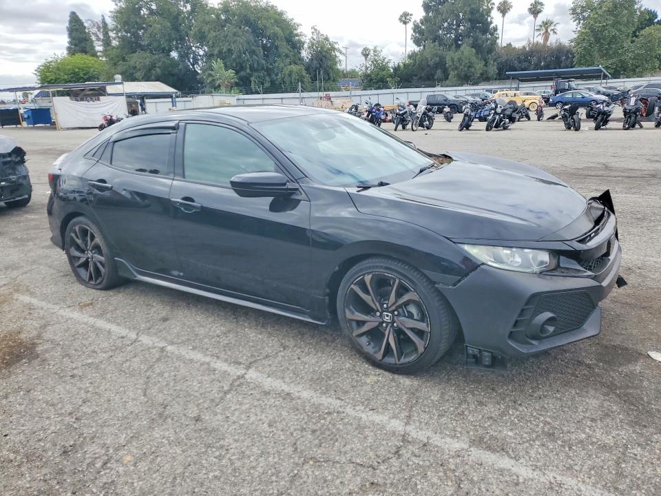 2019 Honda Civic VIN SHHFK7G40KU208730 COPART salvage auction — SIDE, Ca - Salvage Certificate, sold $3,300 on 2026-07-17 (photo 4)