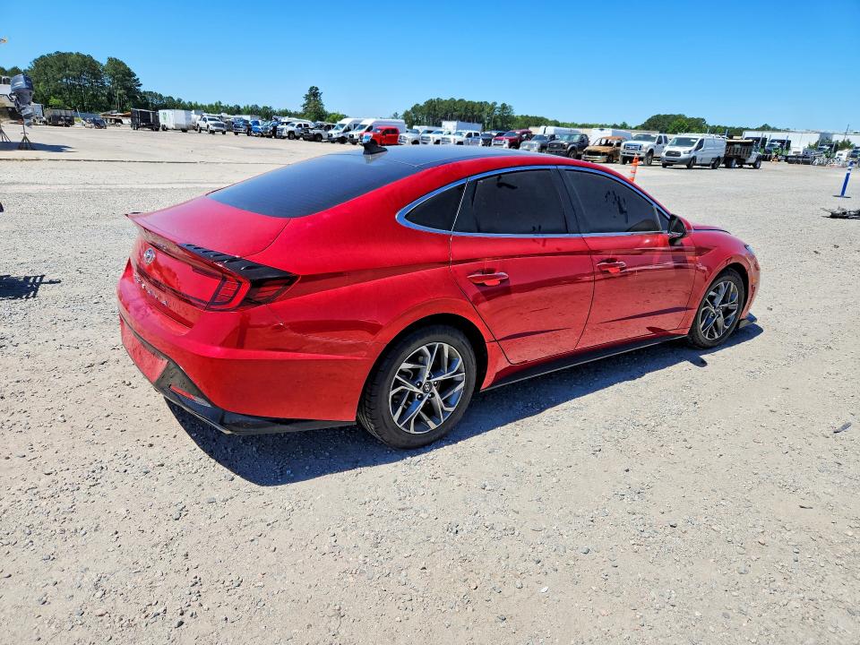 2020 Hyundai Sonata VIN 5NPEF4JA2LH039683 COPART salvage auction — FRONT END, Nc - Salvage Certificate Of Title, sold $3,300 on 2026-07-06 (photo 3)
