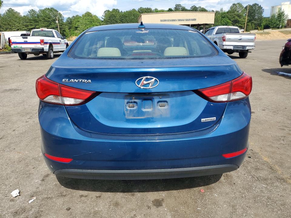 2014 Hyundai Elantra VIN KMHDH4AE6EU042549 COPART salvage auction — FRONT END, Sc - Cert Of Title-Salvage, sold $725 on 2026-07-24 (photo 6)