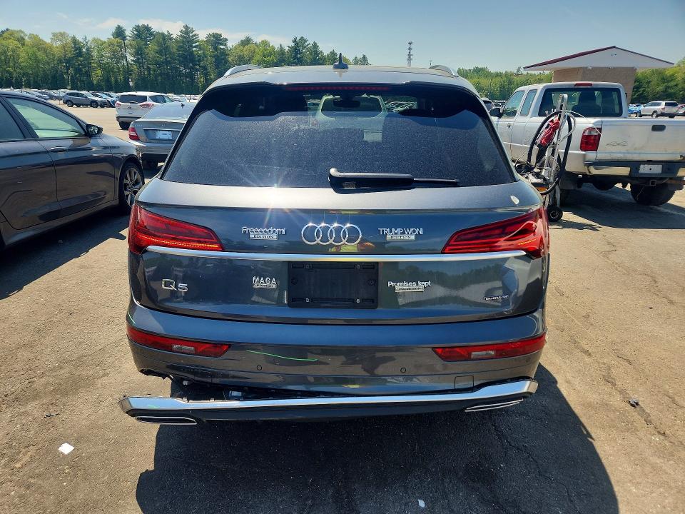 2024 Audi Q5 VIN WA1GAAFY3R2153093 COPART salvage auction — REAR END, Ri - Salvage Certificate Of Title, sold $17,300 on 2026-07-30 (photo 6)