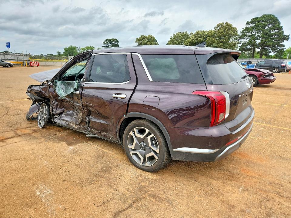 2024 Hyundai Palisade VIN KM8R54GEXRU741355 COPART salvage auction — SIDE, Tx - Salvage Vehicle Title, sold $6,700 on 2026-07-13 (photo 2)