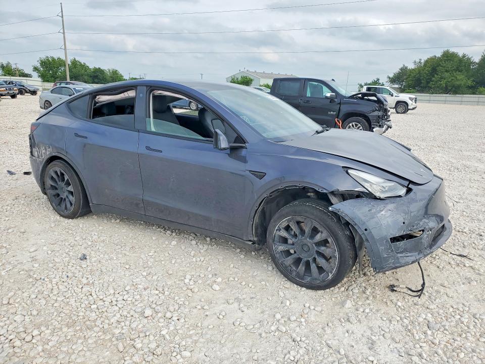 2021 Tesla Model y VIN 5YJYGDEE3MF202946 COPART salvage auction — FRONT END, Tx - Salvage Vehicle Title, sold $5,500 on 2026-07-16 (photo 4)