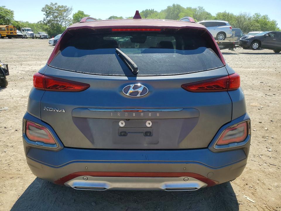 2019 Hyundai Kona VIN KM8K5CA57KU312412 COPART salvage auction — SIDE, Md - Cert Of Salvage > 75% Damage, sold $3,550 on 2026-07-14 (photo 6)