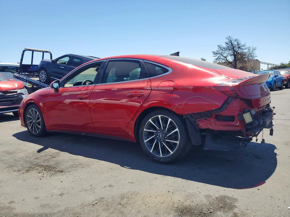 2020 Hyundai Sonata VIN 5NPEH4J21LH042478 COPART salvage auction — REAR END, Ca - Salvage Certificate, sold $4,650 on 2026-07-02 (photo 2)