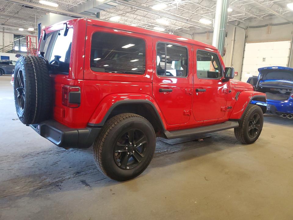 2021 Jeep Wrangler / VIN 1C4HJXEN6MW736540 COPART salvage auction — MINOR DENT/SCRATCHES, Mn - Cert Of Title-Salvage (P), sold $23,800 on 2026-07-28 (photo 3)