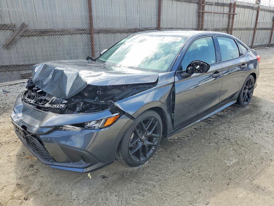 2024 Honda Civic VIN 2HGFE2F51RH519367 COPART salvage auction — FRONT END, Ca - Salvage Certificate, sold $7,000 on 2026-07-02 (photo 1)