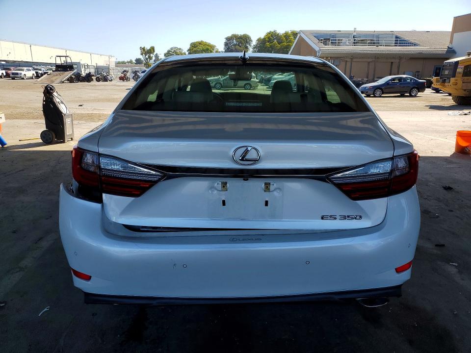 2018 Lexus ES VIN 58ABK1GG4JU109801 COPART salvage auction — REAR END, Ca - Salvage Certificate, sold $11,700 on 2026-07-02 (photo 6)