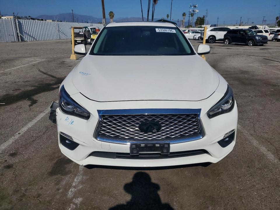 2015 Infiniti VIN JN1BV7AP3FM354050 COPART salvage auction — FRONT END, Ca - Salvage Certificate, sold $2,500 on 2026-07-24 (photo 5)