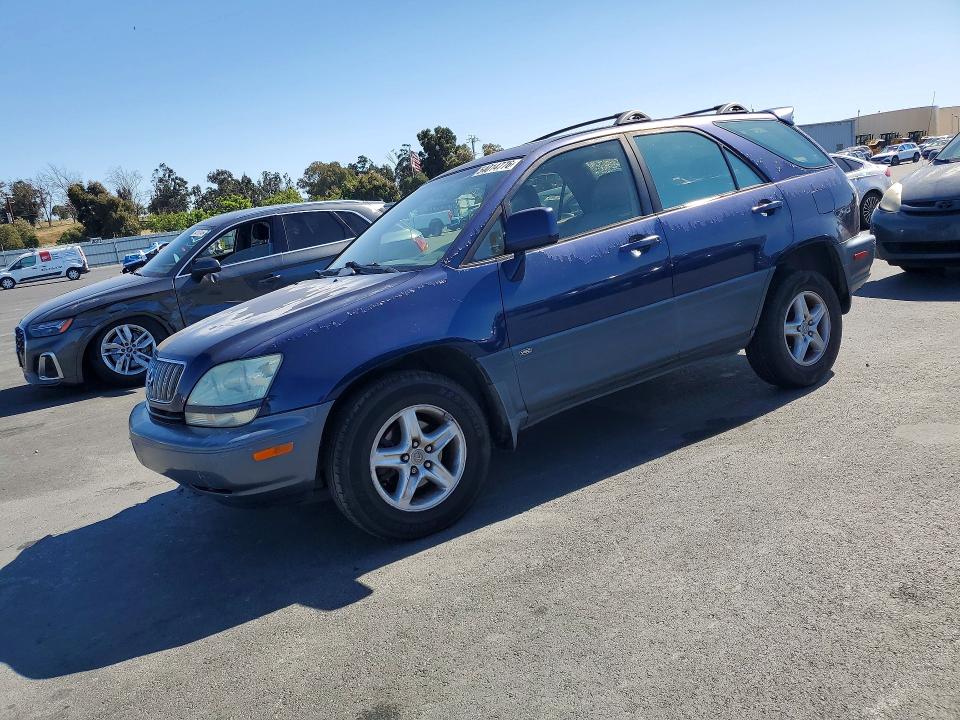 2001 Lexus Rx 300 VIN JTJGF10U410099281 COPART salvage auction — FRONT END, CA - SALVAGE CERTIFICATE, sold $575 on 2026-07-27 (photo 1)