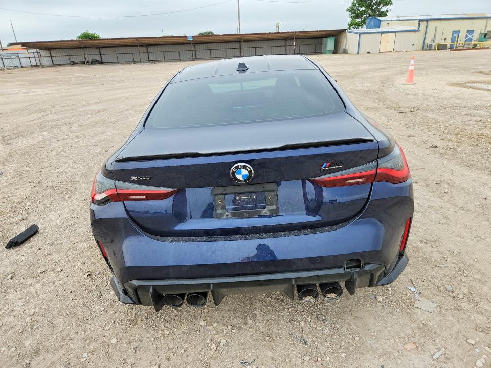 2024 BMW M4 VIN WBS43AZ00RCR66158 COPART salvage auction — FRONT END, NC - SALVAGE CERTIFICATE OF TITLE, sold $19,000 on 2026-07-22 (photo 6)