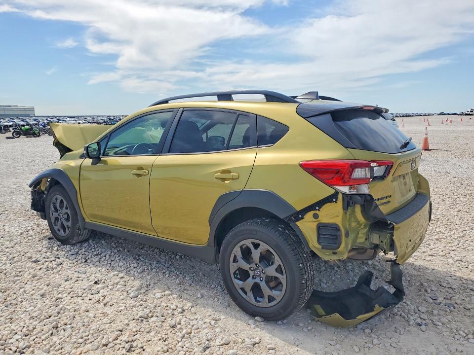 2021 Subaru VIN JF2GTHRC7MH318305 COPART salvage auction — FRONT END, Tx - Salvage Vehicle Title, sold $90 on 2026-07-23 (photo 2)