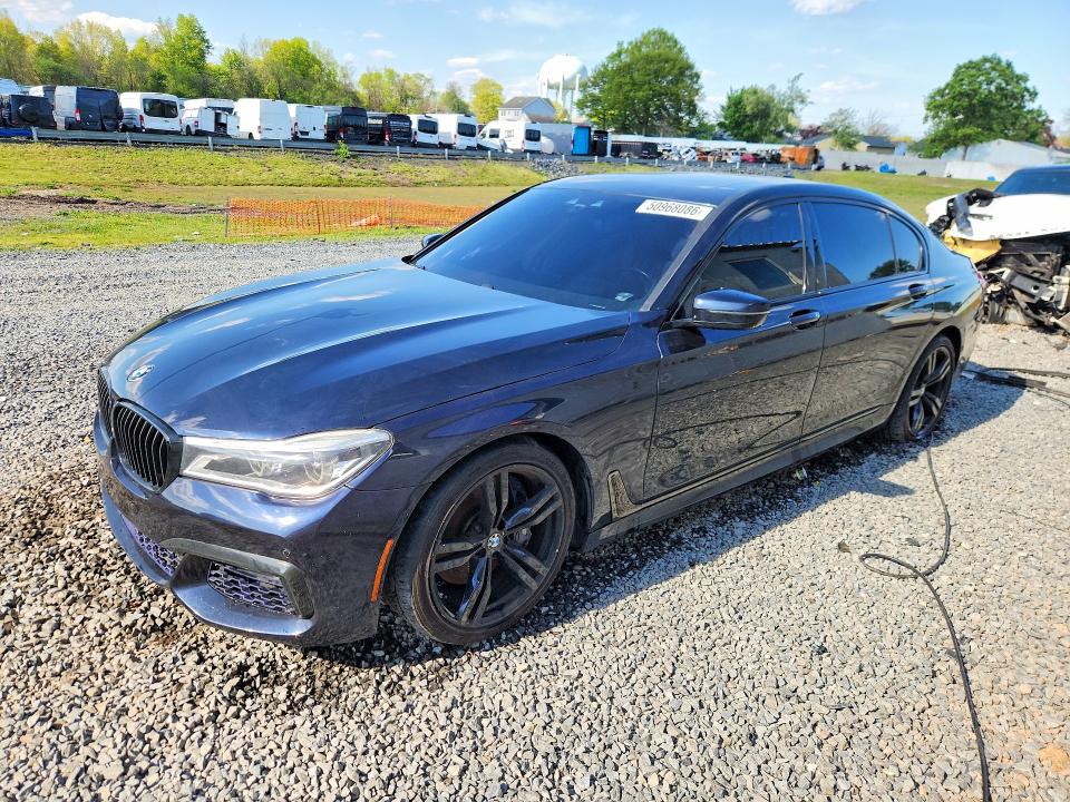 2016 BMW 7er VIN WBA7F2C58GG415971 COPART salvage auction — SIDE, Nj - Cert Of Title-Salvage, sold $7,600 on 2026-07-31 (photo 1)