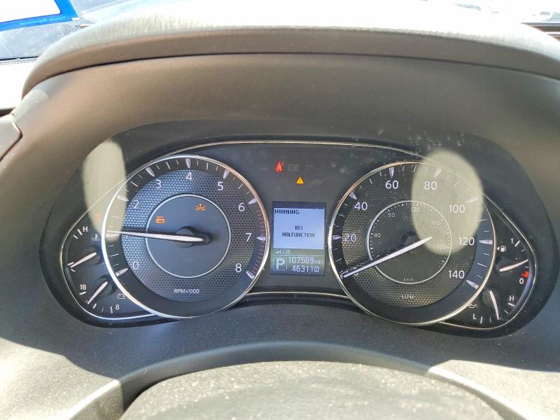 2019 Nissan Armada VIN JN8AY2ND0KX010384 COPART salvage auction — FRONT END, Tx - Salvage Vehicle Title, sold $6,900 on 2026-07-07 (photo 9)