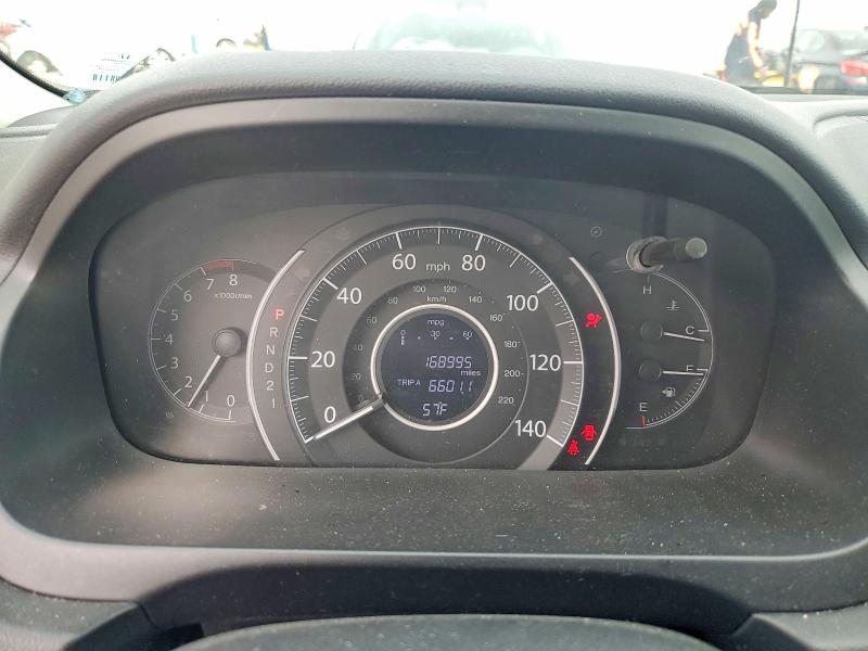 2014 Honda VIN 2HKRM4H33EH633085 COPART salvage auction — FRONT END, Oh - Cert Of Title-Salvage, sold $1,350 on 2026-07-02 (photo 9)