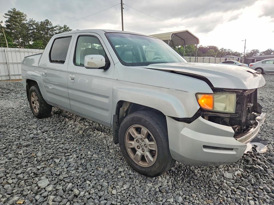 2007 Honda Ridgeline VIN 2HJYK16557H535638 COPART salvage auction — FRONT END, GA - CERT OF TITLE-SALVAGE, sold $1,050 on 2026-07-09 (photo 4)