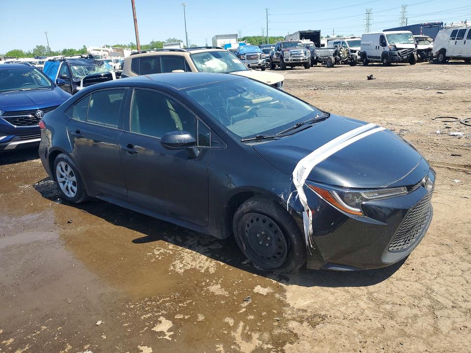 2020 Toyota Corolla VIN JTDEPRAE4LJ113450 COPART salvage auction — SIDE, Oh - Cert Of Title-Salvage, sold $2,950 on 2026-07-10 (photo 4)