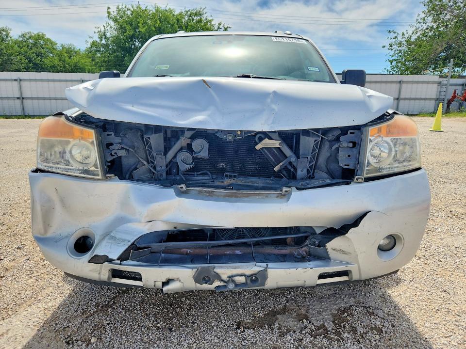 2015 Nissan Armada VIN 5N1BA0ND4FN604918 COPART salvage auction — FRONT END, Tx - Salvage Vehicle Title, sold $950 on 2026-07-09 (photo 5)