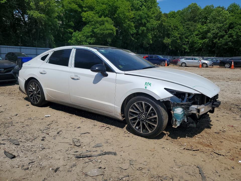 2020 Hyundai VIN 5NPEJ4J26LH048328 COPART salvage auction — FRONT END, Ga - Cert Of Title-Salvage, sold $6,900 on 2026-07-17 (photo 4)