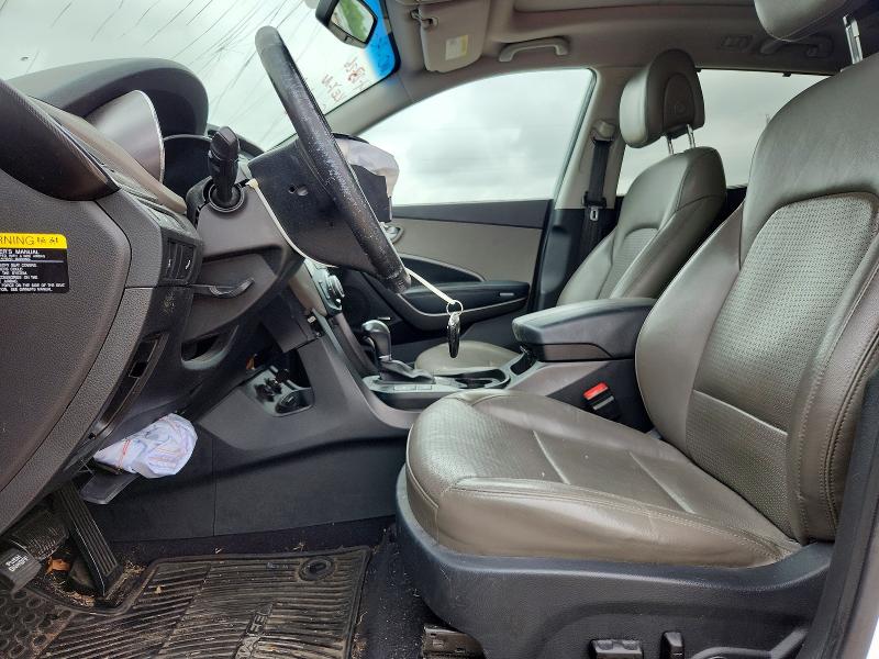 2014 Hyundai Santa fe VIN 5XYZU3LB2EG135394 COPART salvage auction — FRONT END, Tx - Salvage Vehicle Title, sold $1,350 on 2026-07-22 (photo 7)